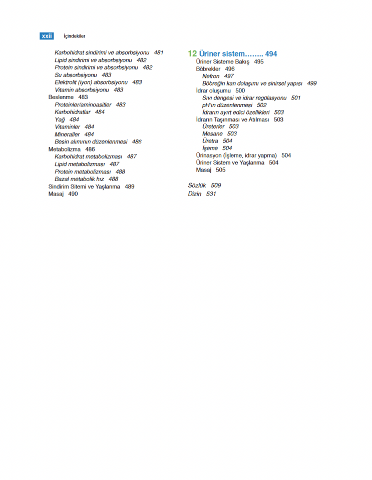 Anatomi ve Fizyoloji 3. Baskı