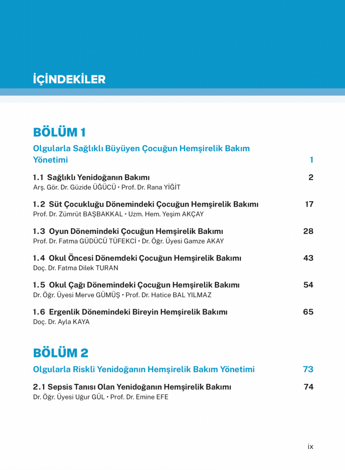 Olgularla Pediatri Hemşireliği