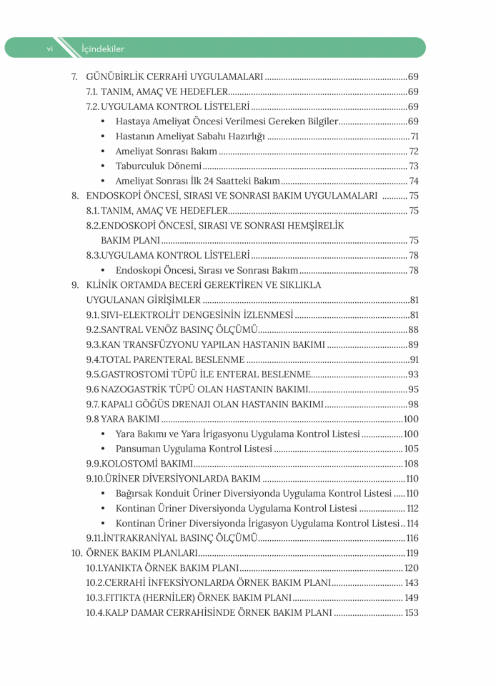 Cerrahi Hemşireliği Uygulama Rehberi 2. Baskı
